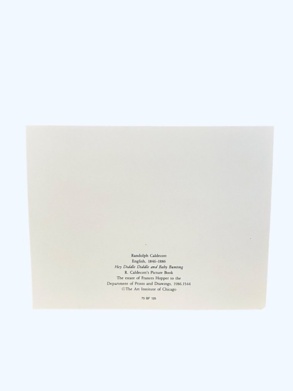VTG 10-Count Box Notecards Museum Reproductions Olsen Line Hey Diddle Diddle Ran - Picture 6 of 12